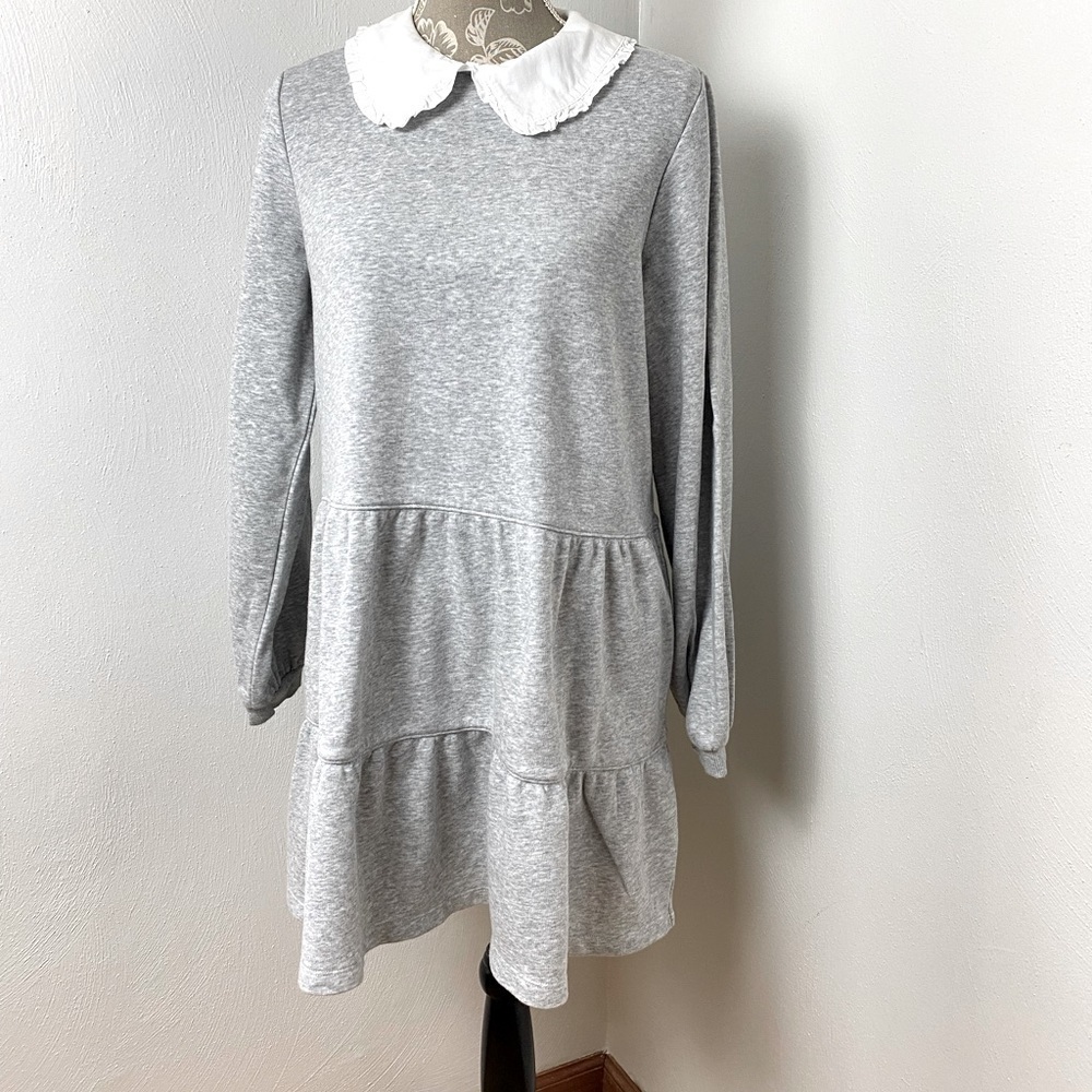 Girl  Divided  (H&M)  Gray Dress. Sz  M
